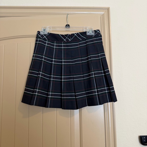 Aritzia Sunday Best Black Plaid Pleated Skirt S/6 - Picture 2 of 3